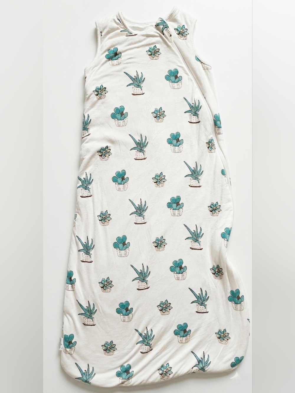 Kyte Baby Sleep Sack 6–18 Months 1.0 TOG Bamboo Succulent Print Wearable Blanket